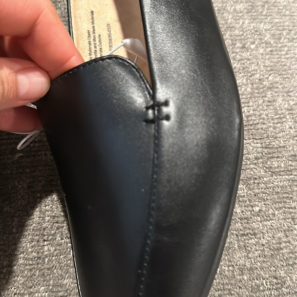Women's Hayes Loafer Flats with Memory Foam Insole - A New Day™ Black 8/12. - Picture 3 of 8